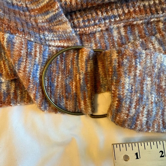 Nine West Multicolor Knit Cardigan- adjustable loose belt - Picture 11 of 16